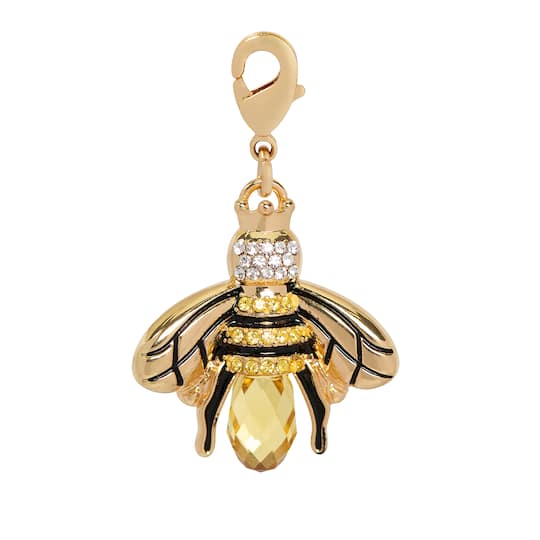 Bumble Bee Austrian Crystal Charm by Bead Landing™